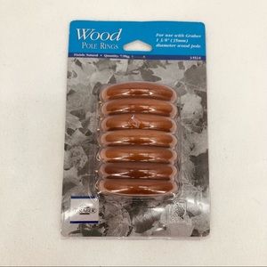 ❤️‍🔥 NIB Graber Wood Pole Rings